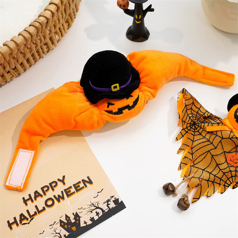 Halloween Pumpkin Pet Vest – Funny Costume Harness for Dogs & Cats