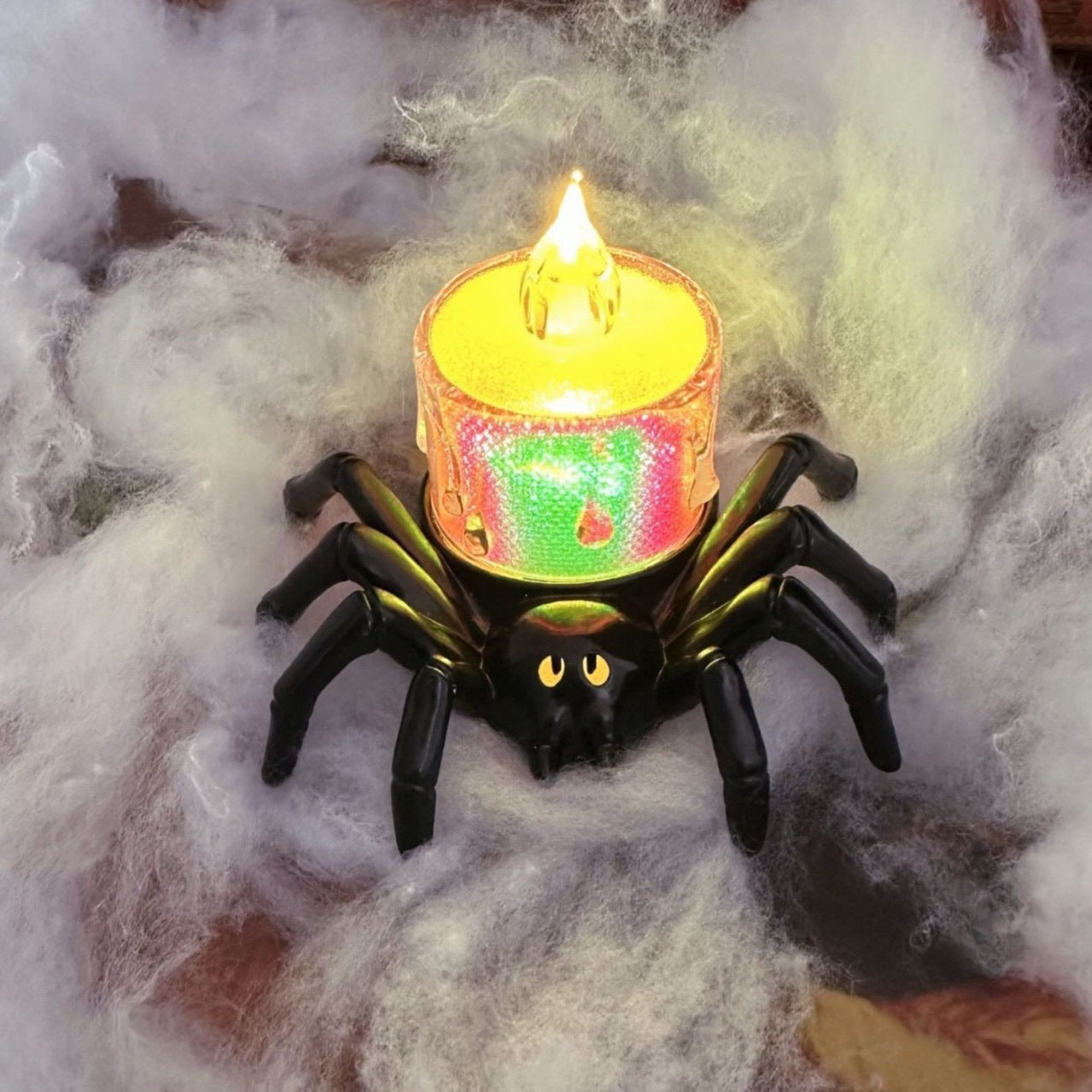 Halloween Spider Night Lights – Spooky Decoration Props for Home, Bar & Parties