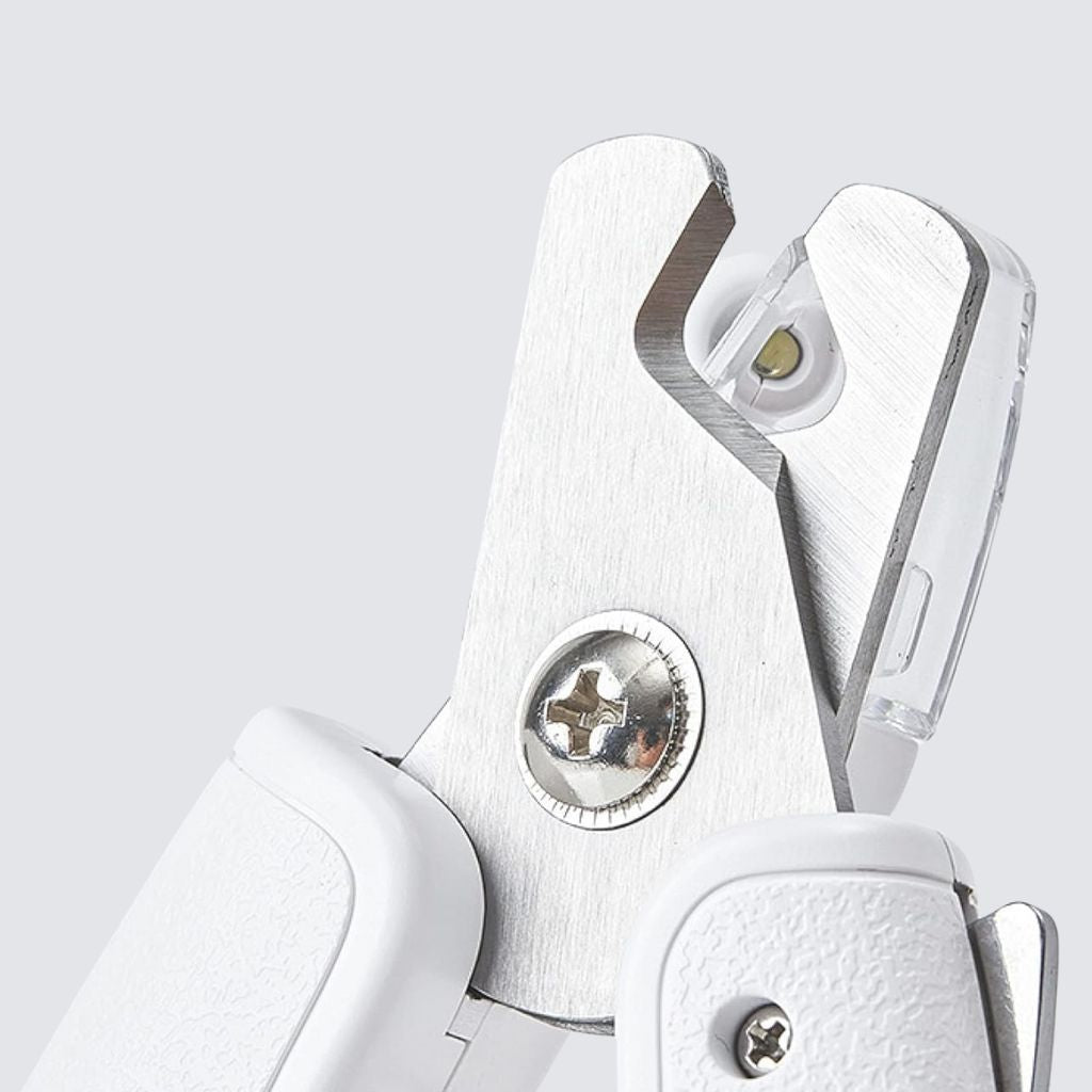 Pet Nail Clippers with LED Light – Safe Cat & Dog Trimmer