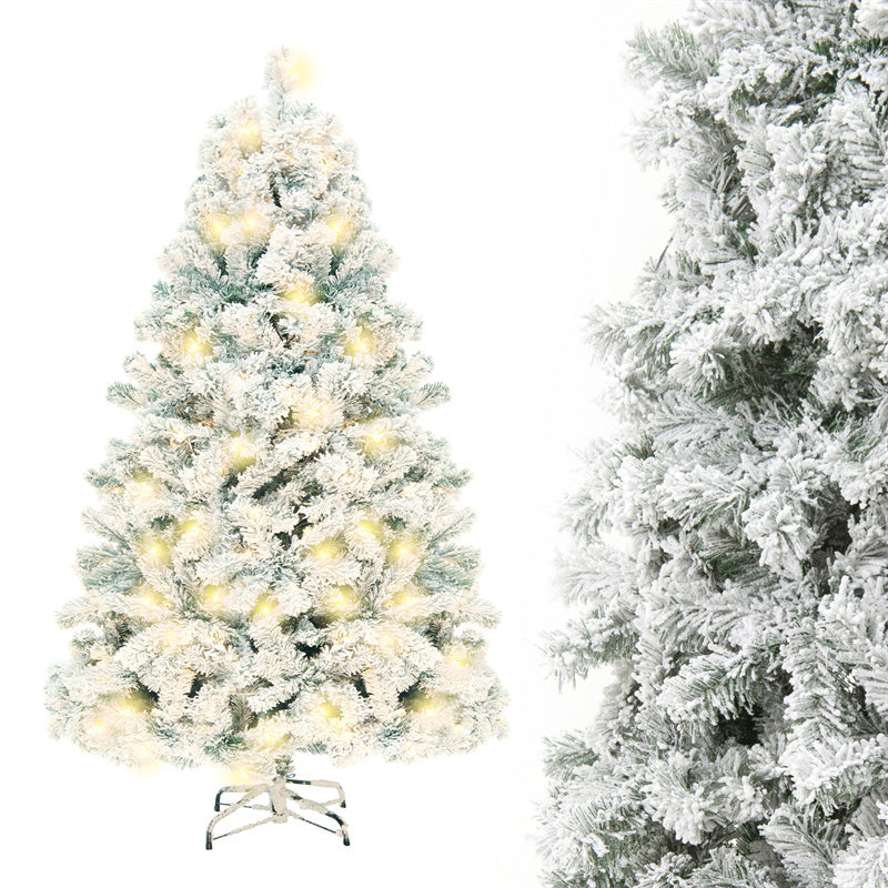 Christmas Décor Tree – Snow-Covered PVC Design