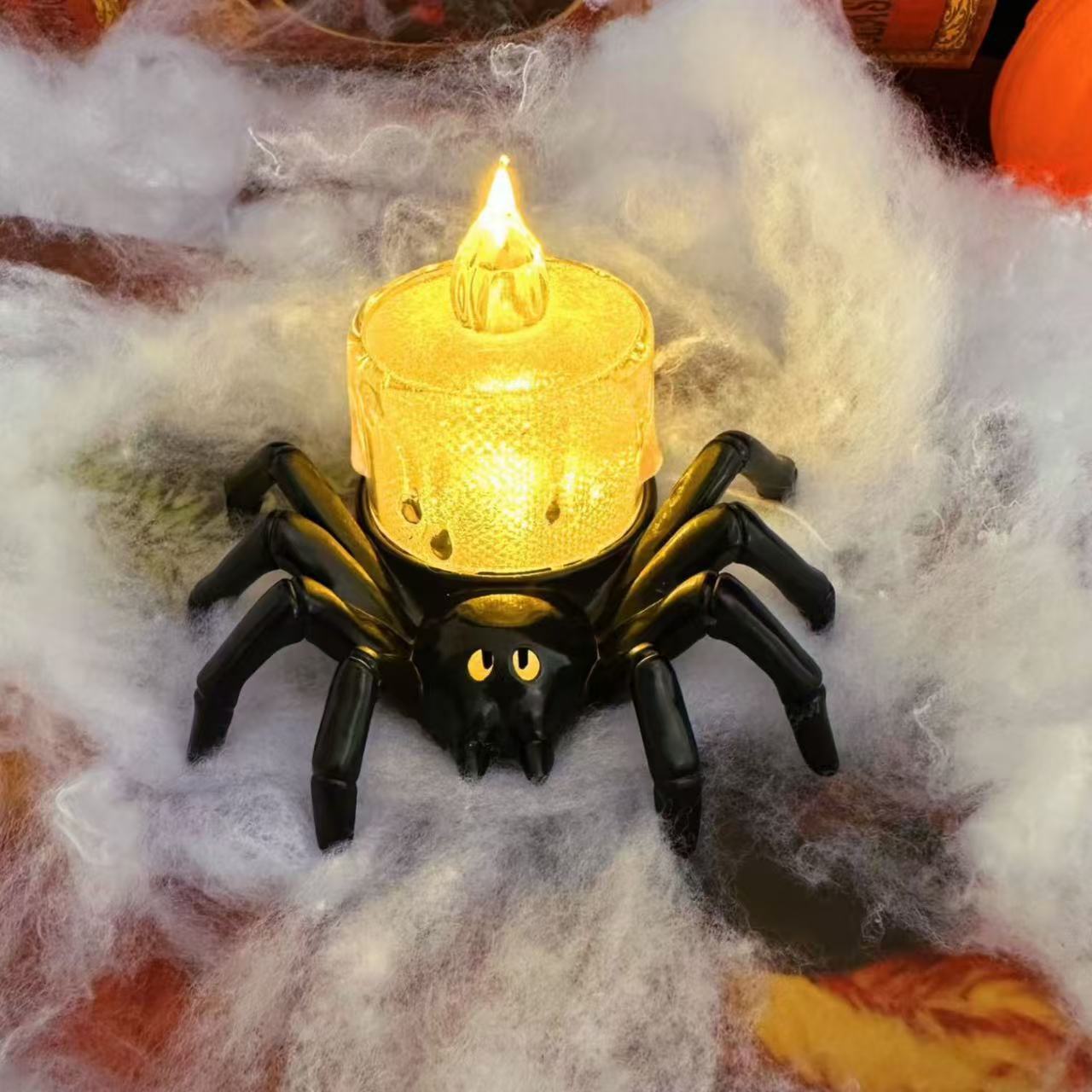Halloween Spider Night Lights – Spooky Decoration Props for Home, Bar & Parties