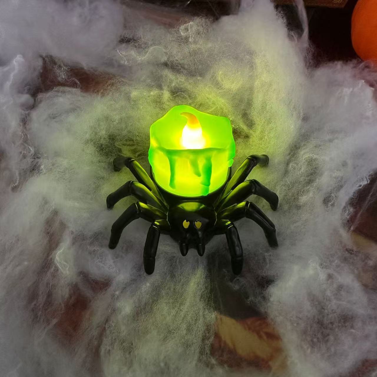 Halloween Spider Night Lights – Spooky Decoration Props for Home, Bar & Parties