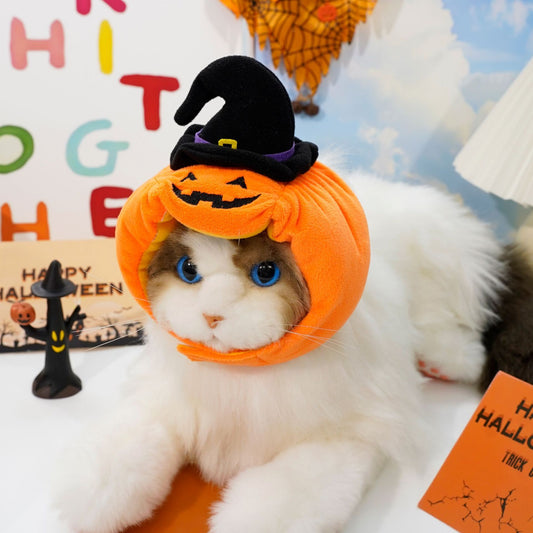 Halloween Pumpkin Pet Vest – Funny Costume Harness for Dogs & Cats