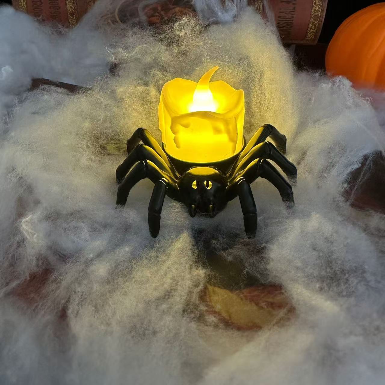 Halloween Spider Night Lights – Spooky Decoration Props for Home, Bar & Parties